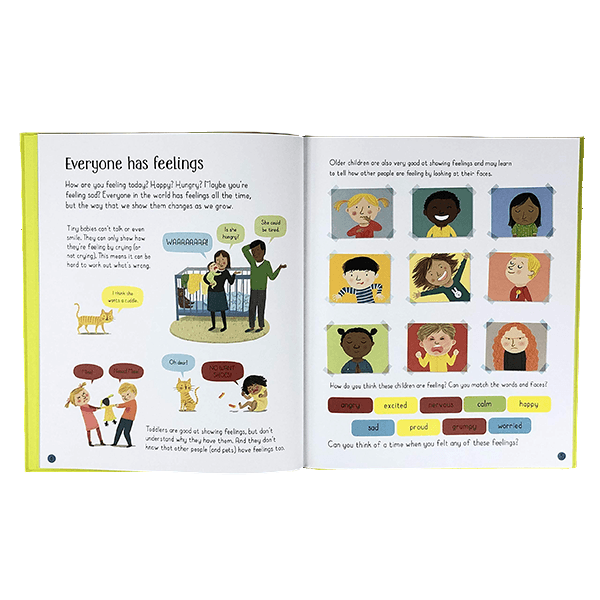 Usborne All About Feelings Hardcover Book