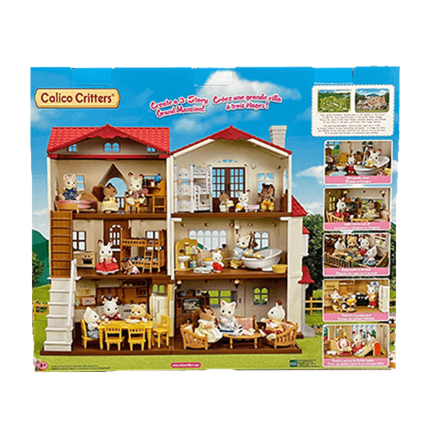 Calico Critters Red Roof Grand Mansion Gift Set