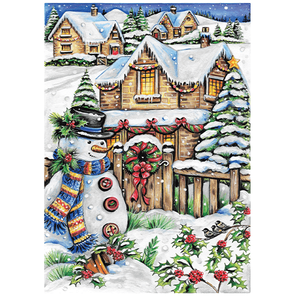 Creative Haven Country Christmas Colouring Book