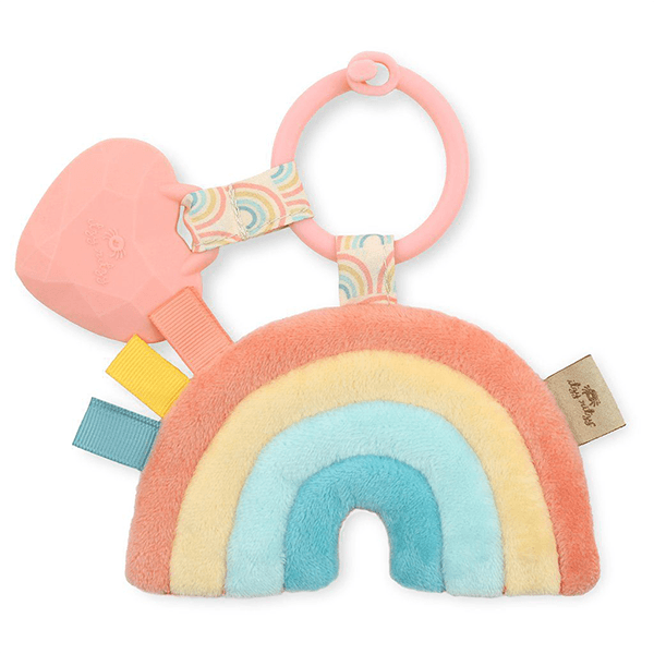 Itzy Ritzy Rainbow Itzy Pal Plush and Teether