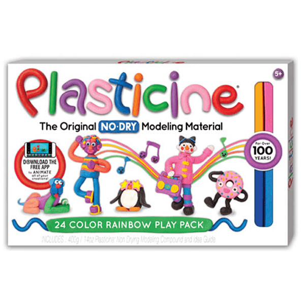 Plasticine Modeling Compound 24 Colour Pack