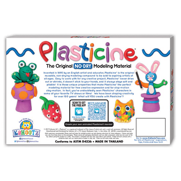 Plasticine Modeling Compound 24 Colour Pack