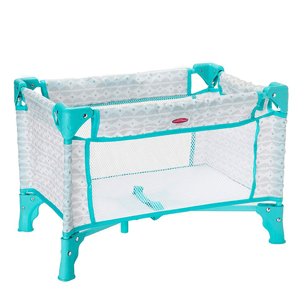 Madame Alexander Pack-and-Play Crib Soft Gray