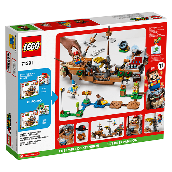 Discontinued LEGO® Super Mario™ 71391 Bowser’s Airship Expansion Set