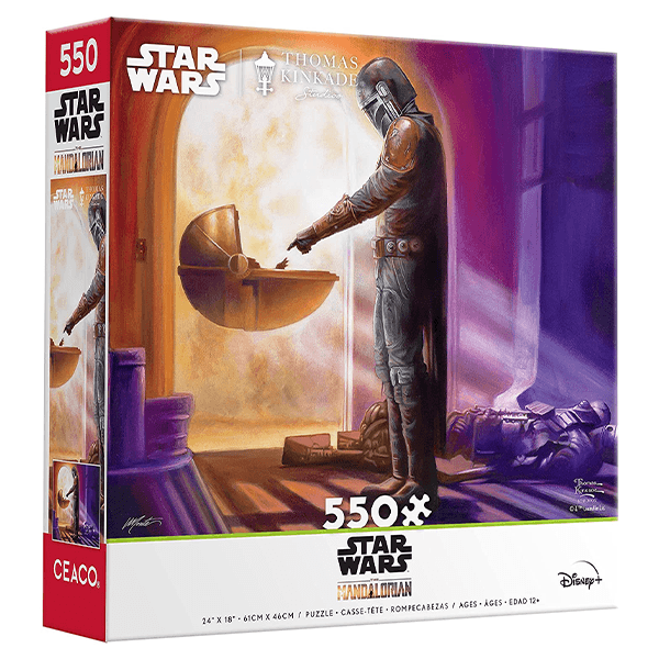 Ceaco Thomas Kinkade Star Wars The Mandalorian - Turning Point 550pc Puzzle