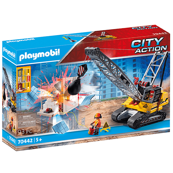 Playmobil Cable Excavator with Building Section