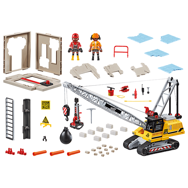 Playmobil Cable Excavator with Building Section