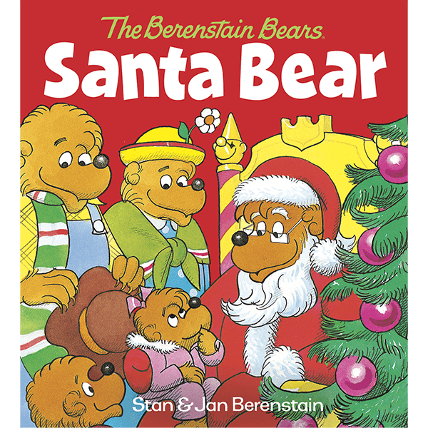 The Berenstain Bears Santa Bear Board Book | JR Toy Company