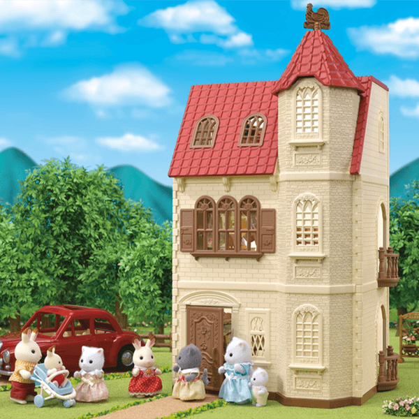 Calico Critters Red Roof Tower Home