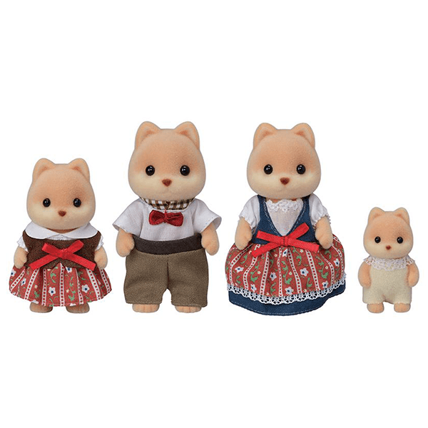 Calico Critters Caramel Dog Family