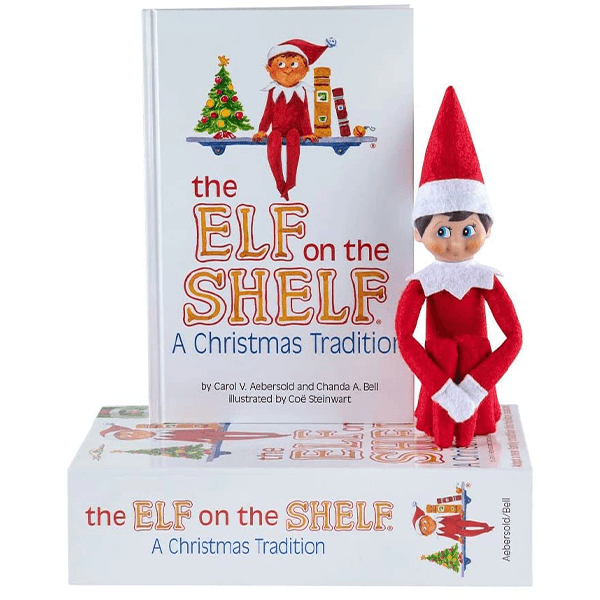 The Elf on the Shelf: A Christmas Tradition (Blue-Eyed Boy Scout Elf)