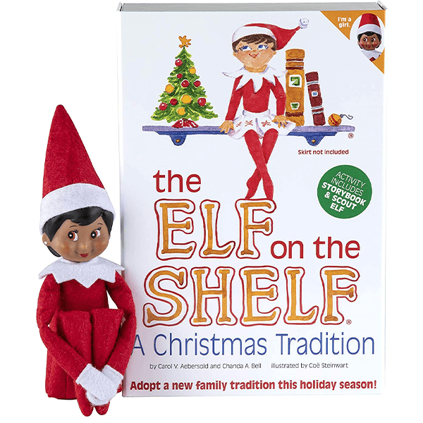 The Elf on the Shelf: A Christmas Tradition (Brown-Eyed Girl Scout Elf)