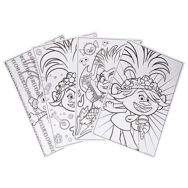 Crayola Giant Colouring Pages Trolls World Tour