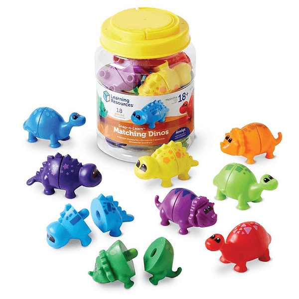 Learning Resources Snap-n-Learn Matching Dinos