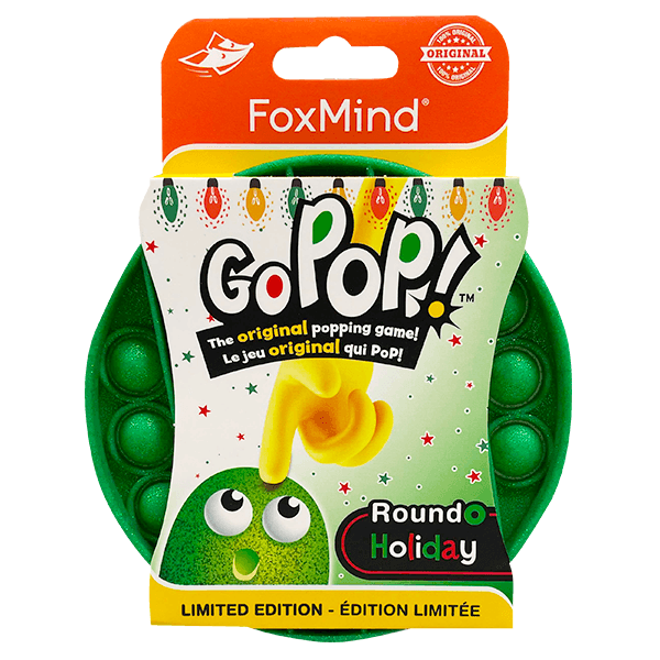 Foxmind Go Pop Round Limited Edition Green Glitter