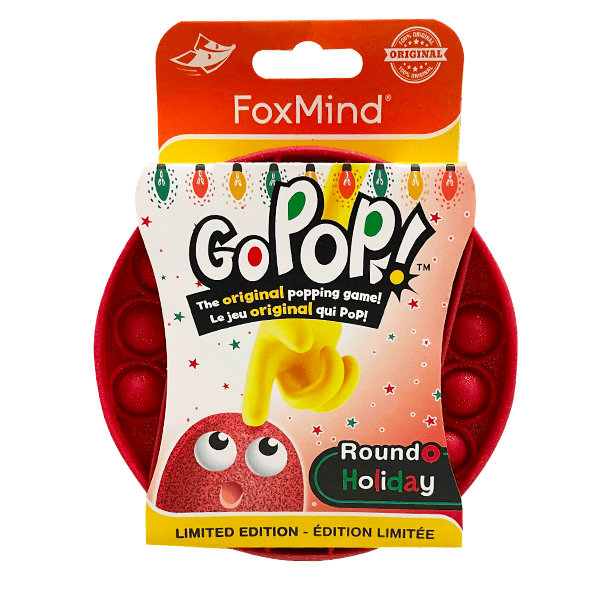 Foxmind Go Pop Round Limited Edition Red Glitter