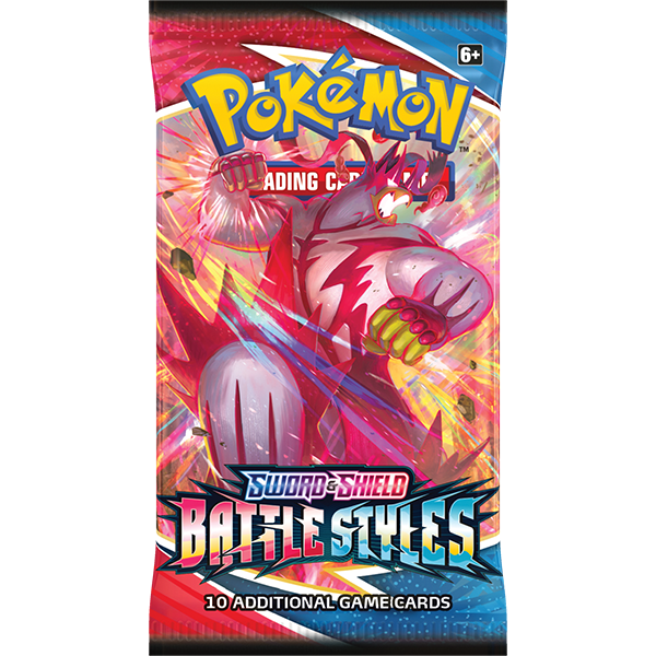 Pokémon TCG: Sword & Shield-Battle Styles Booster Pack (Each Pack Sold Individually)