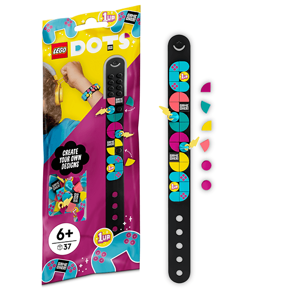 Discontinued LEGO® DOTS 41943 Gamer Bracelet with Charms