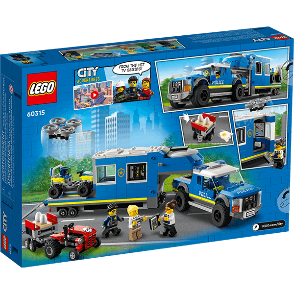 Discontinued LEGO® City 60315 Police Mobile Command Truck