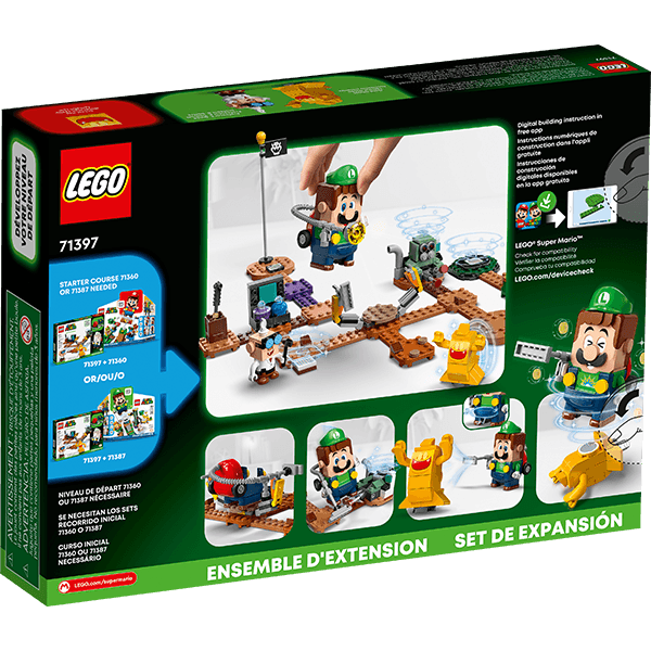 Discontinued LEGO® Super Mario™ 71397 Luigi’s Mansion™ Lab and Poltergust Expansion Set