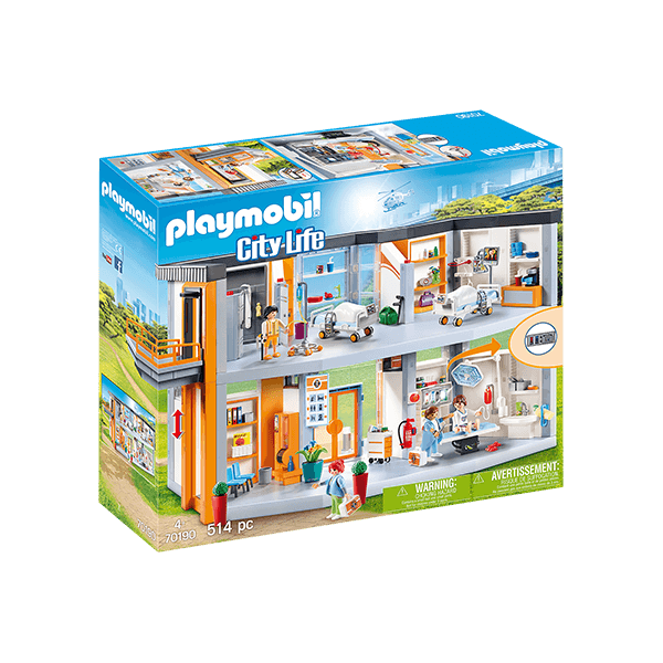 Open Box Playmobil Large Hospital