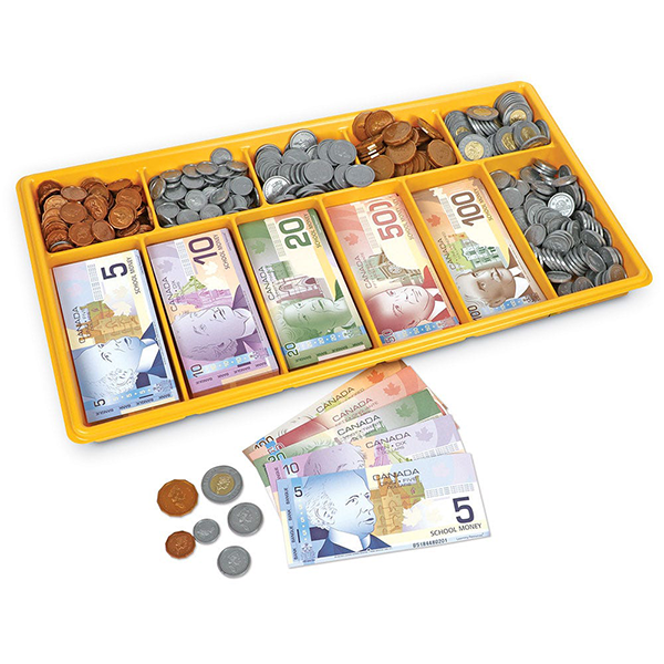 Learning Resources Canadian Currency Classroom Money Kit