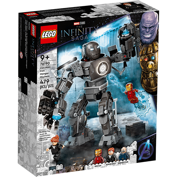 Discontinued LEGO® Marvel 76190 Iron Man: Iron Monger Mayhem