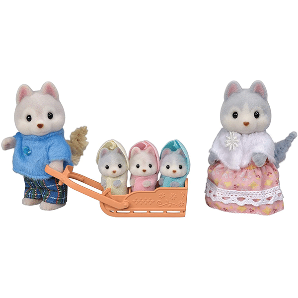 Calico Critters Husky Family