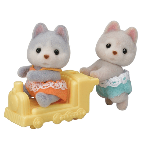 Calico Critters Husky Twins