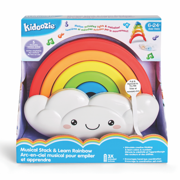 Kidoozie Musical Stack & Learn Rainbow