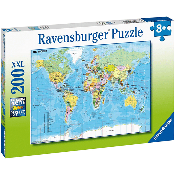 Ravensburger Map of the World 200 Piece Puzzle