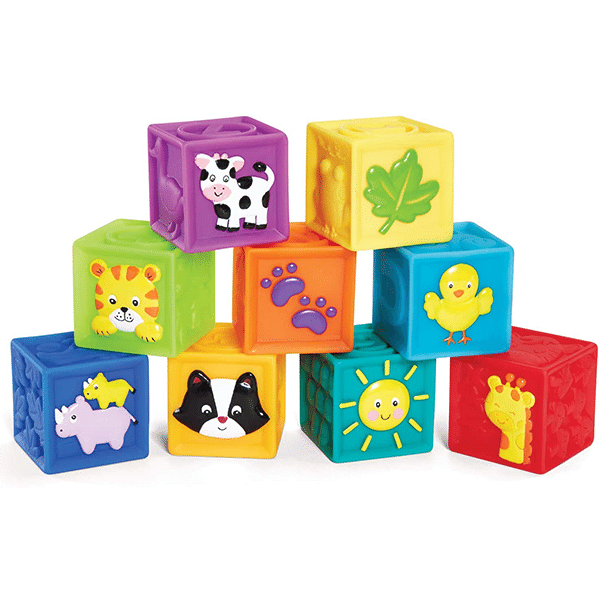 Kidoozie Squeak and Stack Blocks