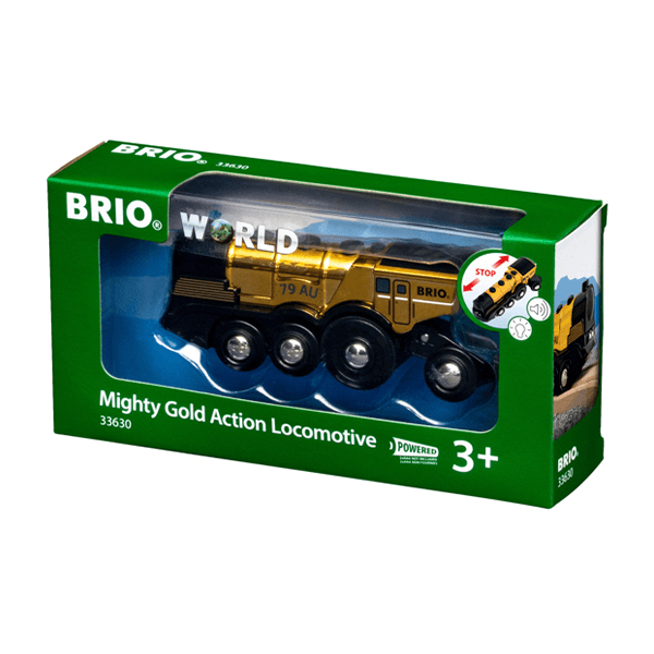 Brio Mighty Golden Action Locomotive