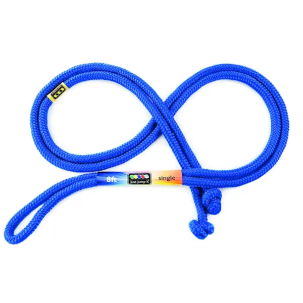 Just Jump It Blue Rainbow Jump Rope - 8'