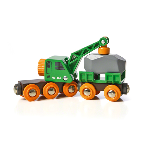 Brio Clever Crane Wagon