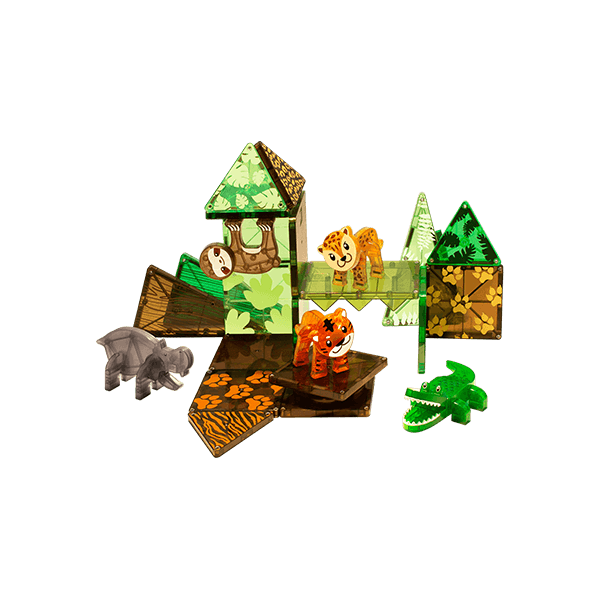 Magna-Tiles Jungle Animals 25-Piece Set