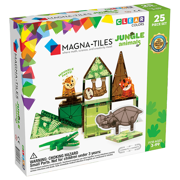 Magna-Tiles Jungle Animals 25-Piece Set