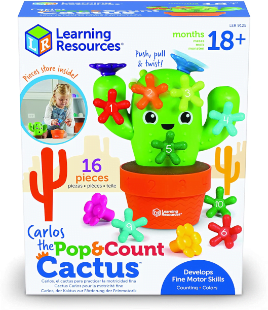 Learning Resources Carlos The Pop & Count Cactus Toy