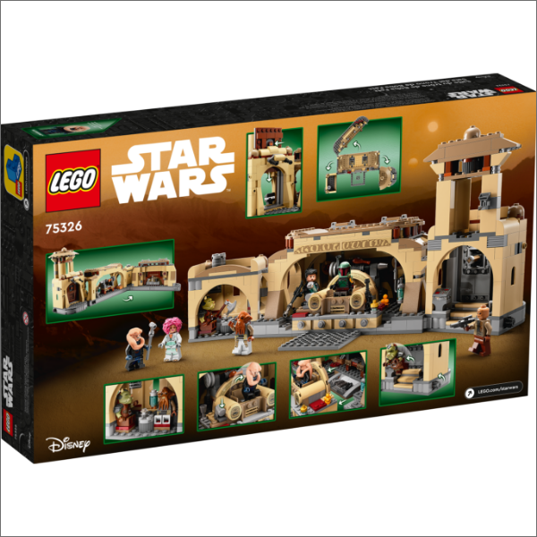 Discontinued LEGO® Star Wars™ 75326 Boba Fett's Throne Room