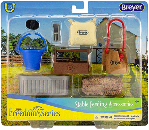 Breyer Freedom Series Stable Feeding Horse Accessories Set
