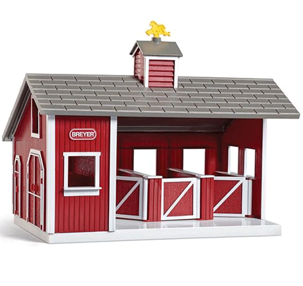 Breyer Reeves Red Stable Playset