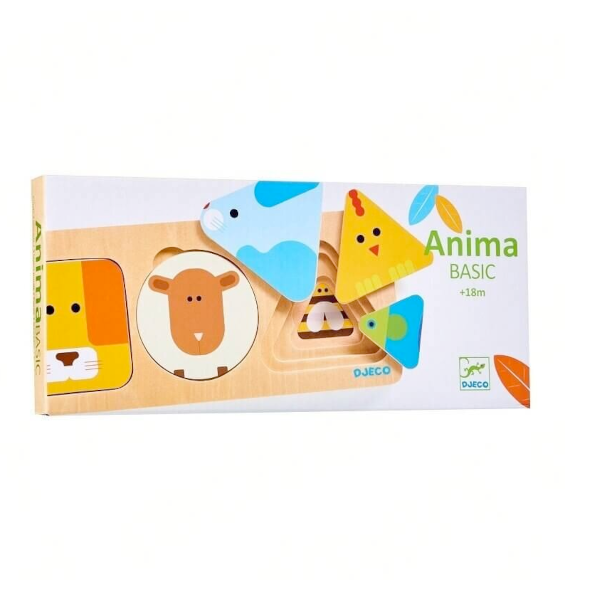 Djeco Anima Basic 3 Layer Puzzle