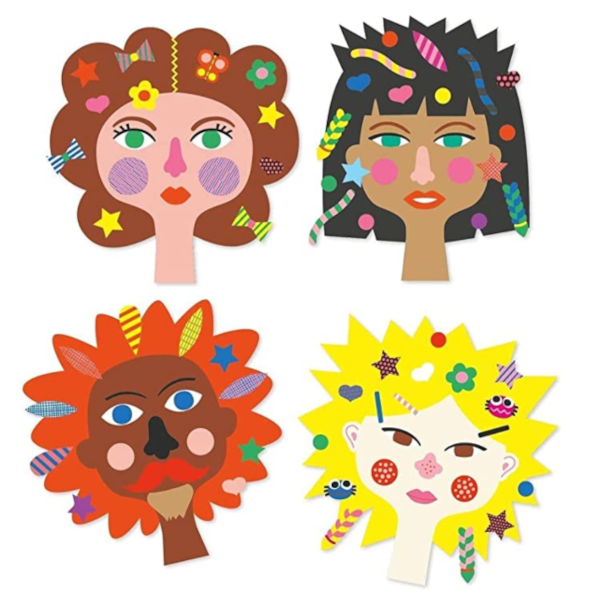 Djeco Create with Stickers - Hairdresser