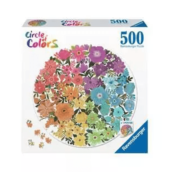 Ravensburger Circle of Colours - Flowers 500 Piece Puzzle