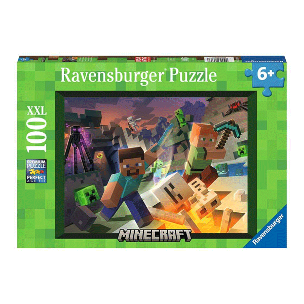 Ravensburger Monster Minecraft 100 Piece Puzzle