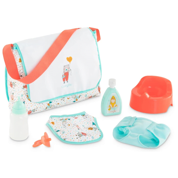 Corolle Changing Bag and Accessories for Dolls