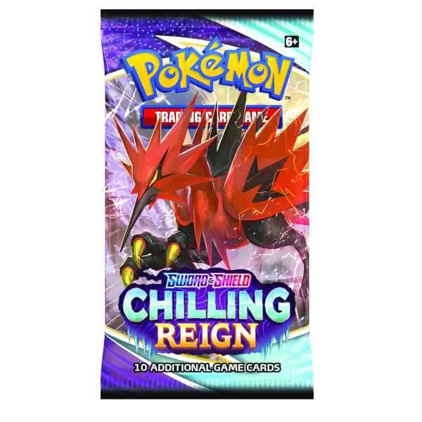 Pokémon Sword and Shield Chilling Reign Booster (Each Sold Individually)