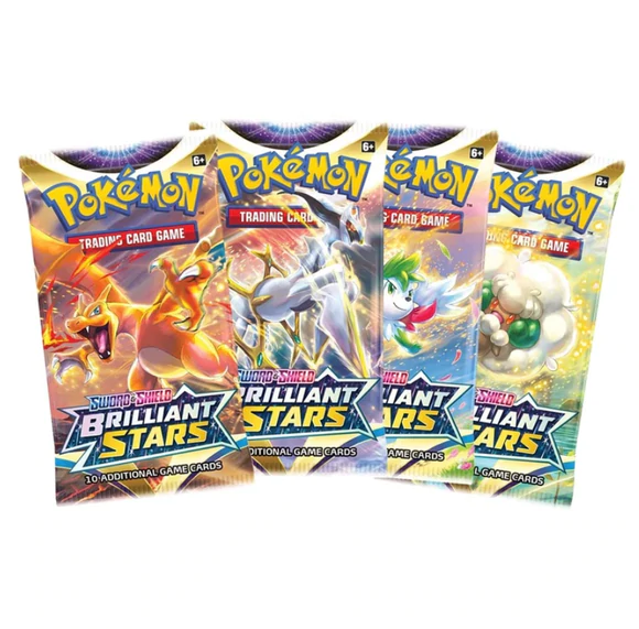 Pokémon Sword and Shield 9 Brilliant Stars Booster Box (Full Booster Box of 36)
