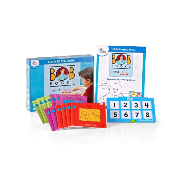 Hand2Mind Learn to Read with Bob Books and VersaTiles Beginning Readers Set