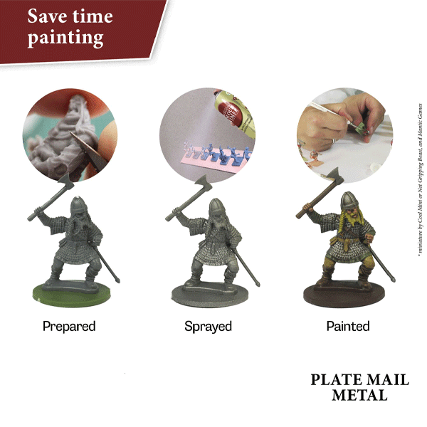 The Army PainterColour Primer Plate Mail Metal